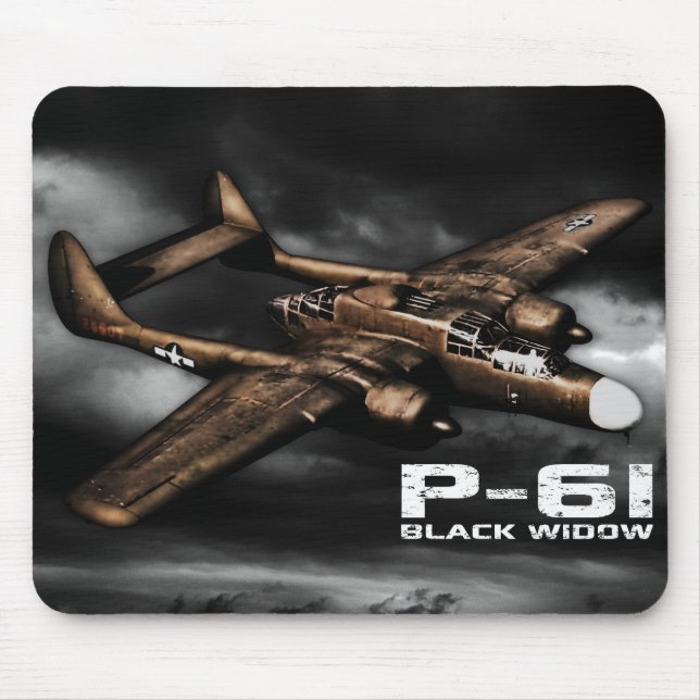 P-61 Black Widow Musmatta (Framsidan)