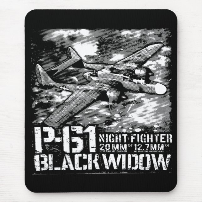 P-61 Black Widow Musmatta (Framsidan)