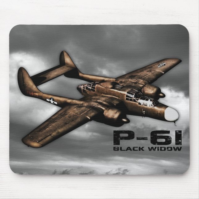 P-61 Black Widow Musmatta (Framsidan)
