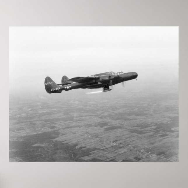 P-61 Black Widow Poster (Framsidan)