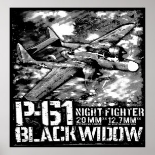 P-61 Black Widow Poster