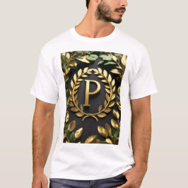 P alfabet namn t shirt