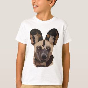 P är för Målad Hund T Shirt