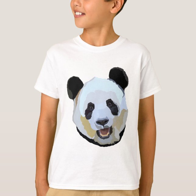 P är för Panda T Shirt (Framsida)