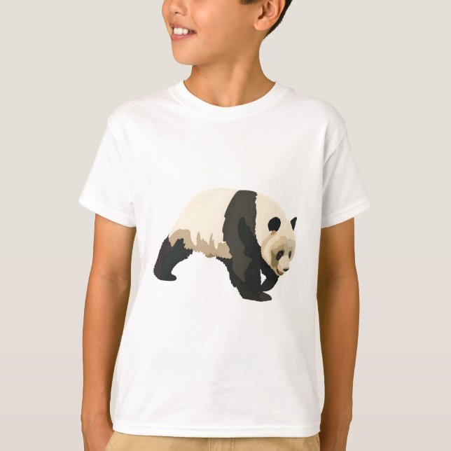 P är för Panda T Shirt (Framsida)