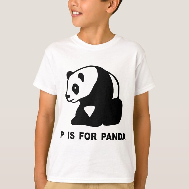 P är för Panda Tröja (Framsida)