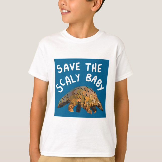 P är för Pangolin T Shirt (Framsida)