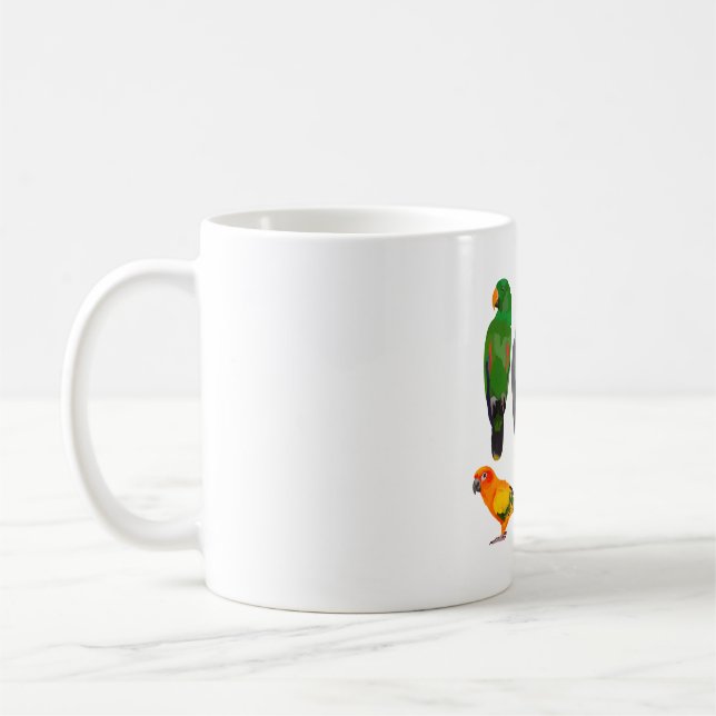 P är för Parrot Kaffemugg (Vänster)