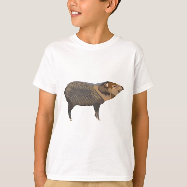 P är för Peccary T Shirt (Framsida)