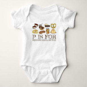 P är för Pennsylvania Dutch Amish Land Mat T Shirt