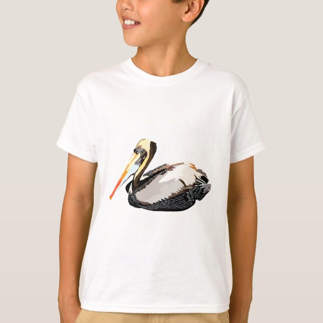 P är för peruanska pelican t shirt (Framsida)