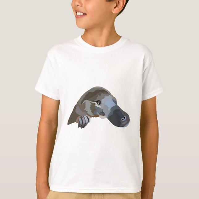 P är för Platypus T Shirt (Framsida)
