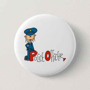 P är för polis knapp