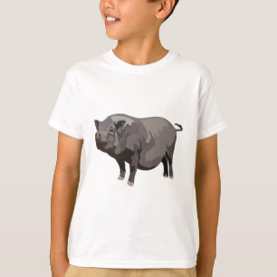 P är för Pot Belllied Gris.Pot-Belllied Gris Illus T Shirt