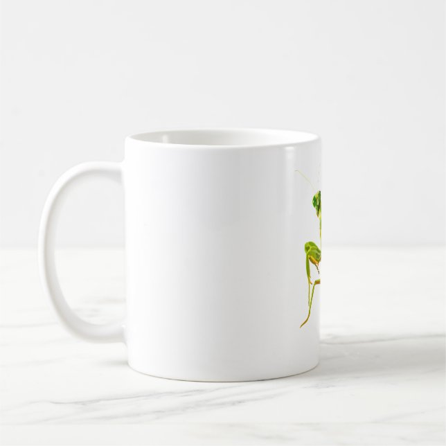 P är för Praying Mantis Kaffemugg (Vänster)