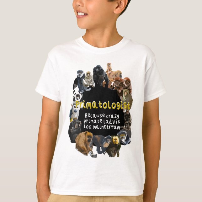 P är för Primat T Shirt (Framsida)