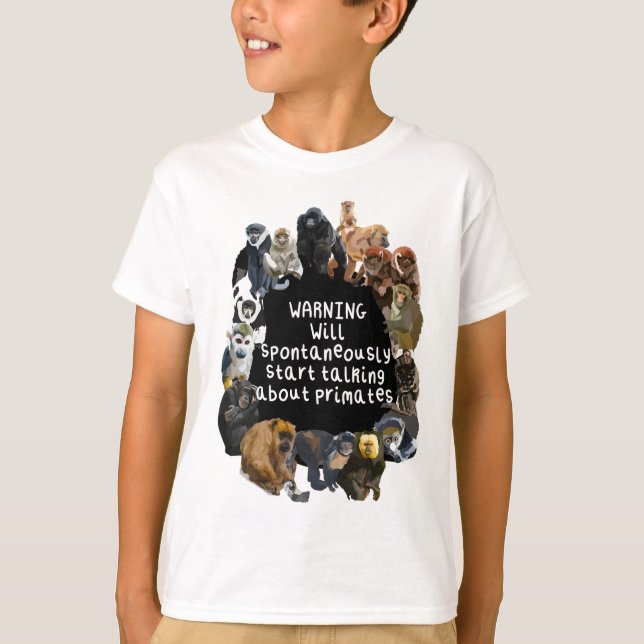 P är för Primat T Shirt (Framsida)