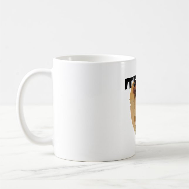 P är för Proboscis Monkey Kaffemugg (Vänster)