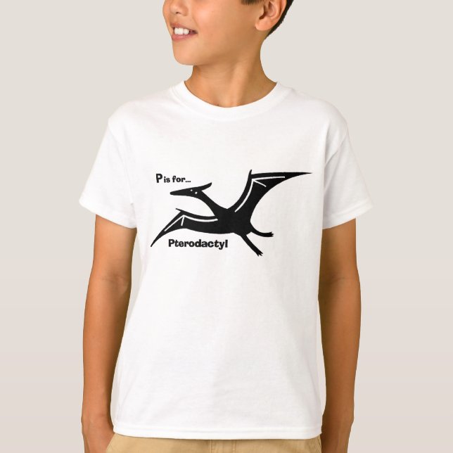 P är för Pterodactyl T-shirt (Framsida)