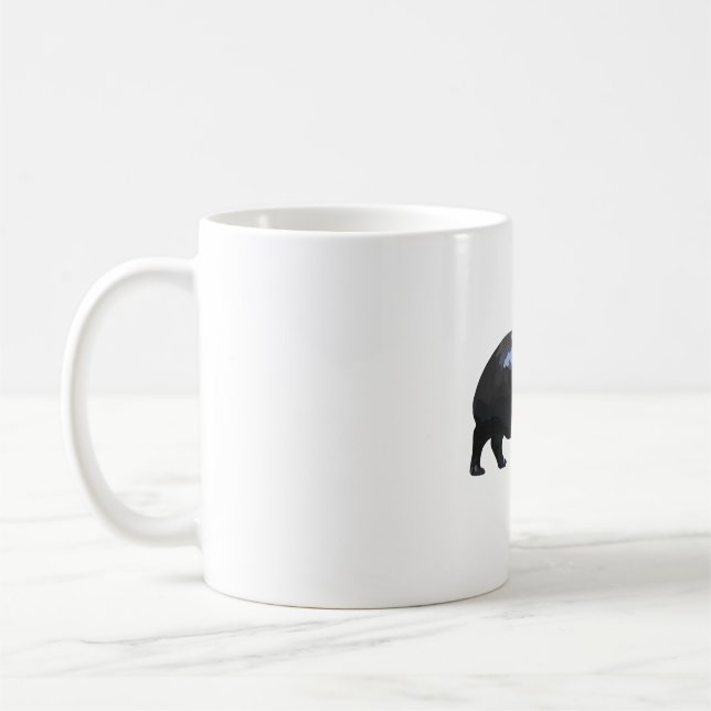 P är för Pygmy Hippo Kaffemugg (Vänster)