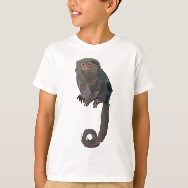 P är för Pygmy Marmoset T Shirt (Framsida)