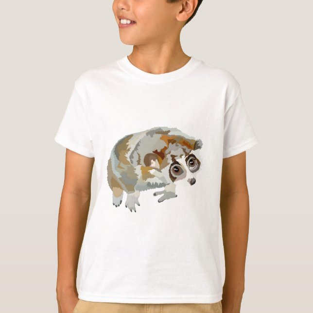 P är för Pygmy Slow Loris T Shirt (Framsida)