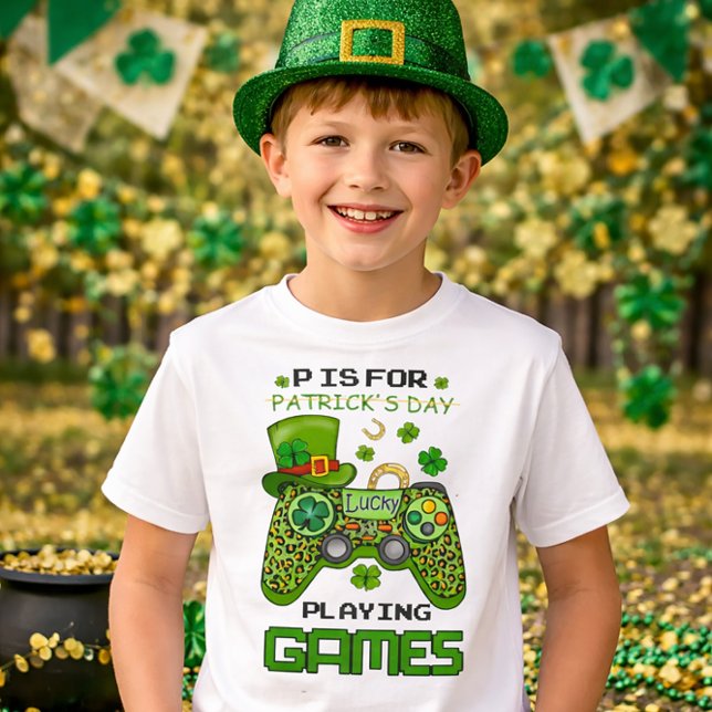 P är för spel t shirt (Skapare uppladdad)