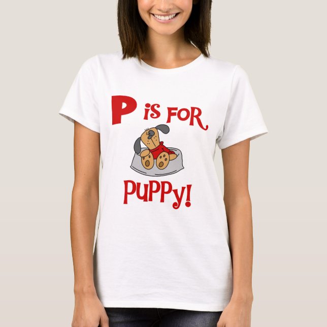 P är för valpTshirts och gåvor Tröja (Framsida)