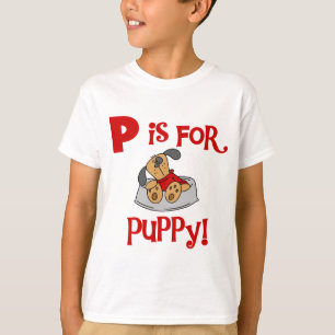 P är för valpTshirts och gåvor Tröja