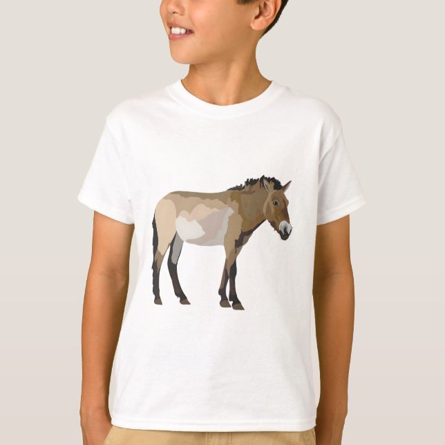 P är Przewalski Horse T Shirt (Framsida)