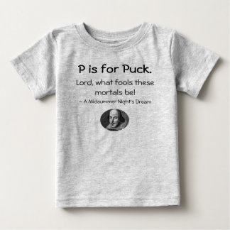 P är till Puck ・ En liten Shakespeare Shirt T-shirt