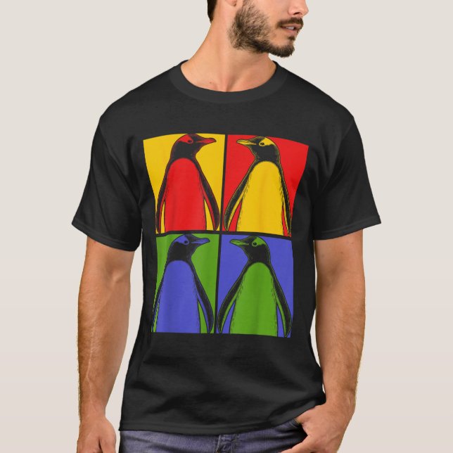 P Art Antarctic Animal Lover Zoo Keeper Gift Cute  T Shirt (Framsida)