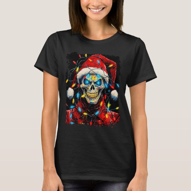 P Art Halloween Design Strawman Ecrow Christmas Ho T Shirt (Framsida)