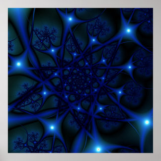P-Blue Poster