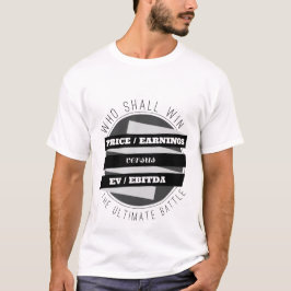 P/E för förhållande förhållande kontra EV/EBITDA Tee Shirt