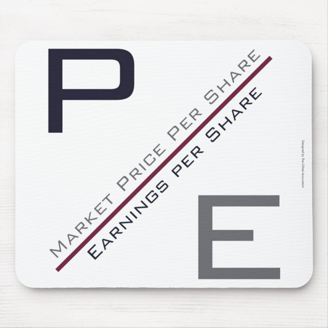 ’P/E-förhållande’ Musmatta (Framsidan)