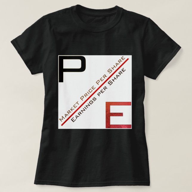 ’P/E-förhållande’ Tröja (Design framsida)