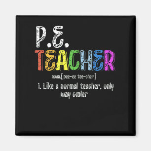 P.E. Lärare Definition Physical Education Teacher Magnet