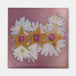 P.E.O. Philantropisk sisterdom Magnet