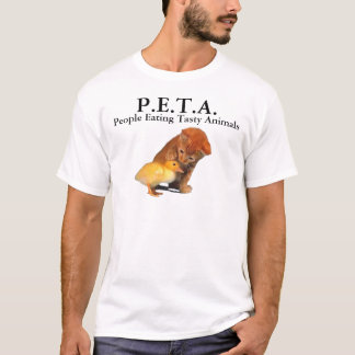 P.E.T.A. Folk som äter smakliga djur T-shirt