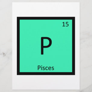P - Fiskarna Zodiak tecken kemi Periodiska systeme
