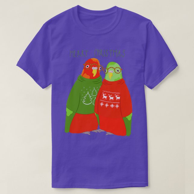 P för julklapp med God jul vid t T Shirt (Design framsida)