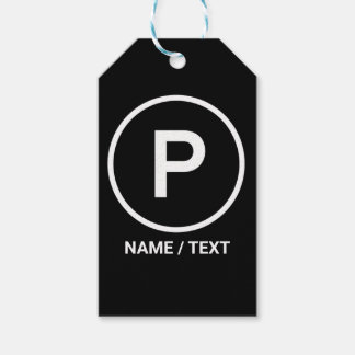 P för Paleo-diet naturlig mager kött-personlig Presentetikett