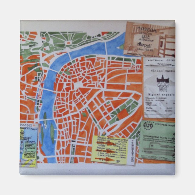 P för Pragmagnet Magnet (Framsidan)