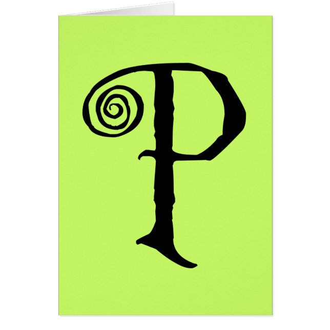 P HÄLSNINGSKORT (Framsidan)