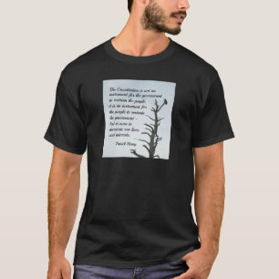 P. Henry citerade konstitutionen T-shirt