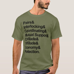 P.I.C.M.D.E.E.P. Acronym Militär Maskin Gun T Shirt