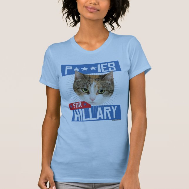 P-*** IES FÖR HILLARY T SHIRT (Framsida)