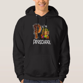 P Is For Preschool Leopard Pumpkin Teacher Fall Th Hoodie