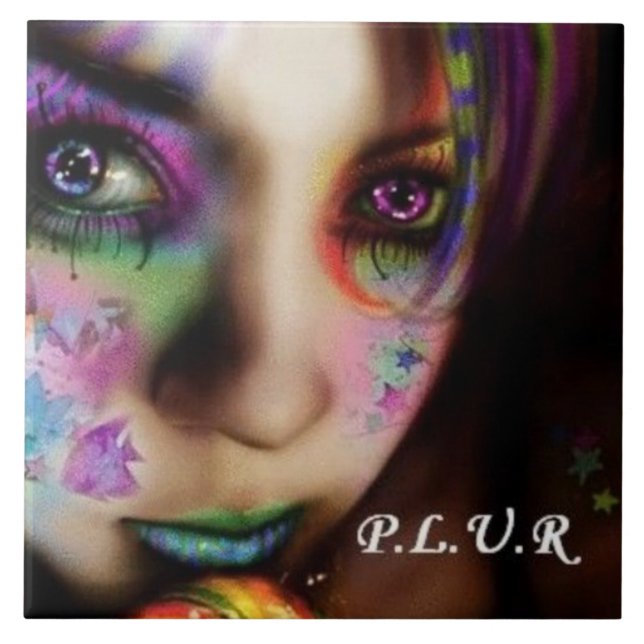 P.L.U.R. Belägga med tegel Kakelplatta (Framsidan)